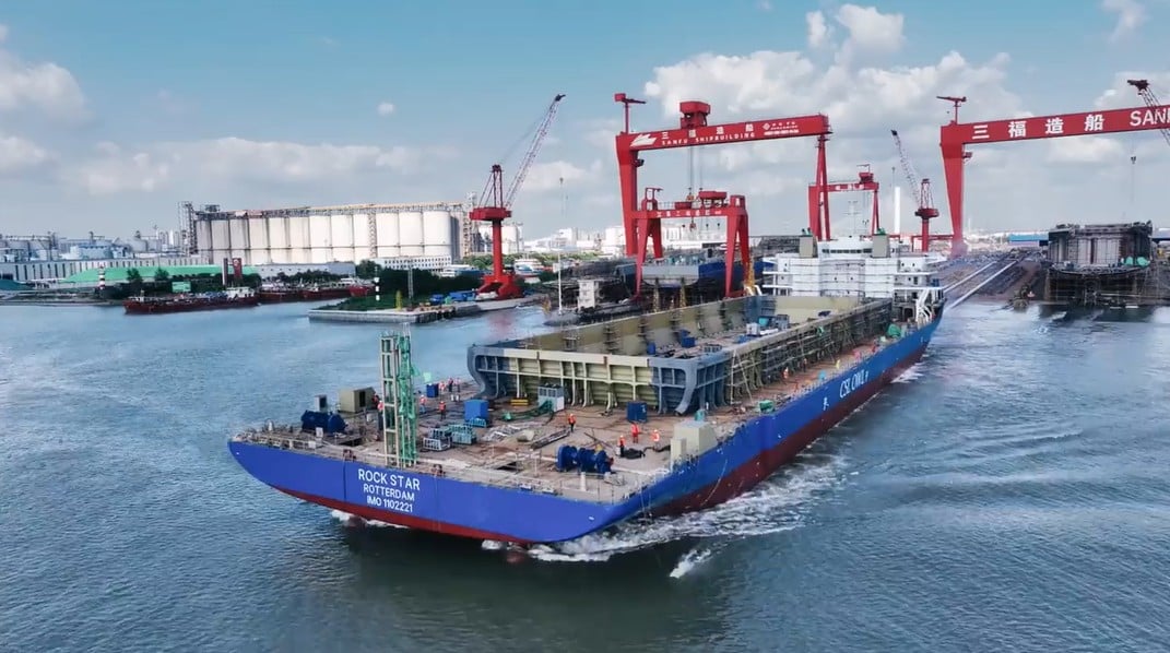 CSL OWL launches methanol-ready rock installation vessel Rock Star